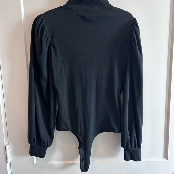 Chic Black Turtleneck Bodysuit - Picture 2 of 5